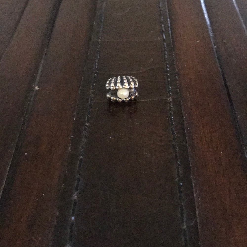 Pandora oyster pearl charm.
